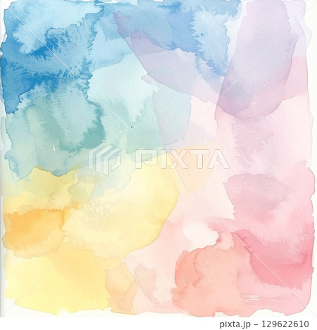 水彩のテクスチャー背景素材 129622610