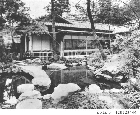 戦前の建築　近代建築　日本家屋 129623444