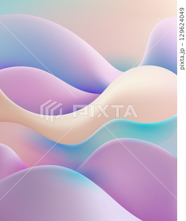 abstract background pastel colors fluid waves smooth texture gradient design modern wallpaper flowing pattern soft tones contemporary art for creative projects and digital displays 129624049