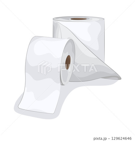 Illustration of Toilet Paper 129624646