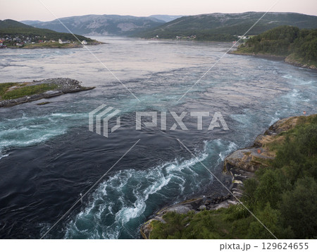 Saltstraumen in night Saltstraumen in night 129624655