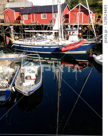 View of Nasfjord in Norway 129624665