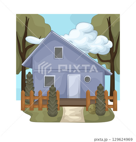 Illustration of House Illustration of House 129624969