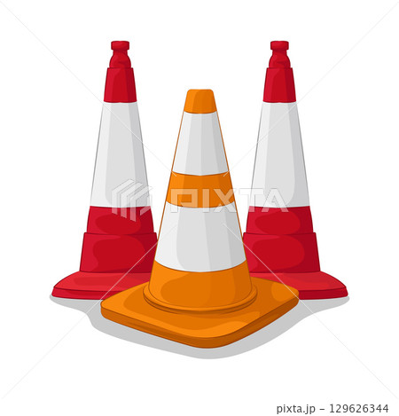 Illustration of Traffic Cone 129626344