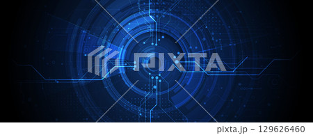 Abstract modern business technology and science background 129626460