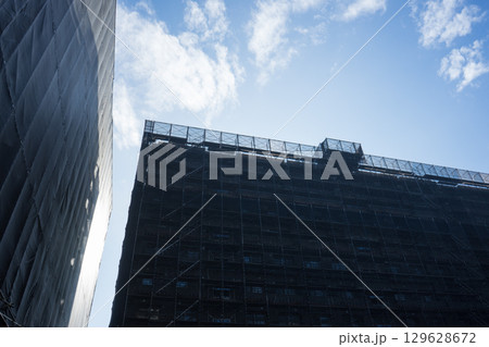 リフォーム中のマンション	 129628672