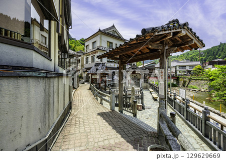 湯村温泉　荒湯　兵庫県新温泉町 129629669