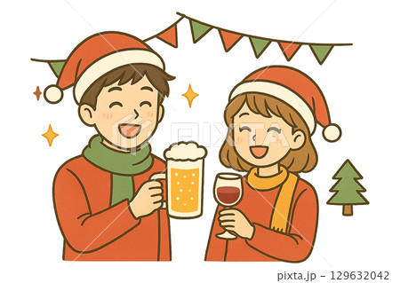 クリスマスパーティー 129632042