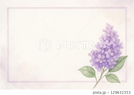 ポストカード ライラックの花 ポストカード ライラックの花 129632353