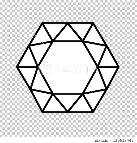 Simple jewel illustration 129632448