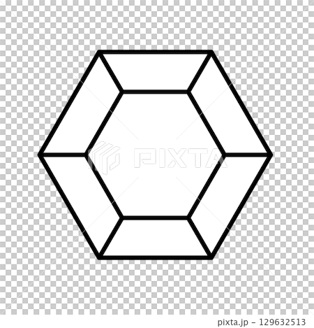 Simple jewel illustration 129632513