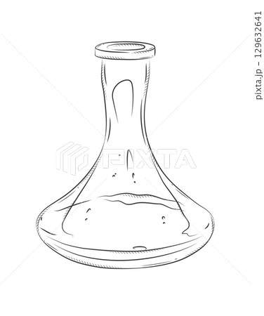 Hookah replacement vase illustration Hookah replacement vase illustration 129632641