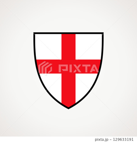 Shield - flag of England Shield - flag of England 129633191