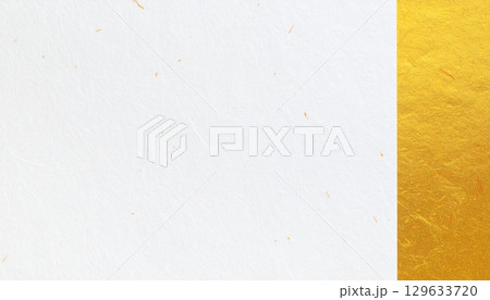 白と金の優雅な背景素材 白と金の優雅な背景素材 129633720