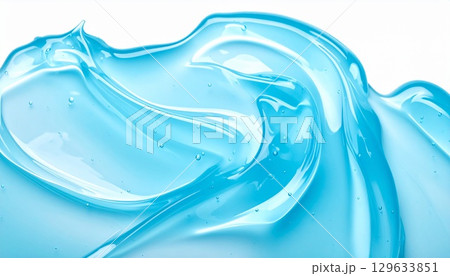 涼し気なジェル、爽やかでフレッシュなイメージの背景素材	 129633851