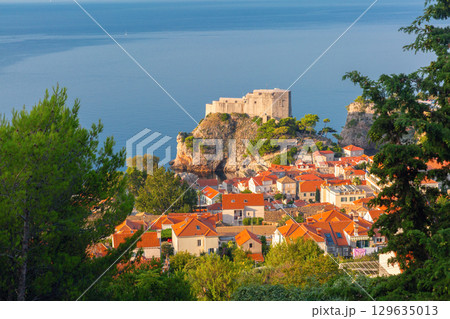 Fort Lovrijenac and Red Roofs, Dubrovnik, Croatia 129635013