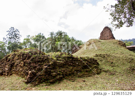 Ancient Temple Ruins In My Son Sanctuary, Vietnam. 129635129