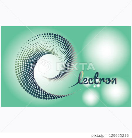 C Logo Electron vector design 129635236