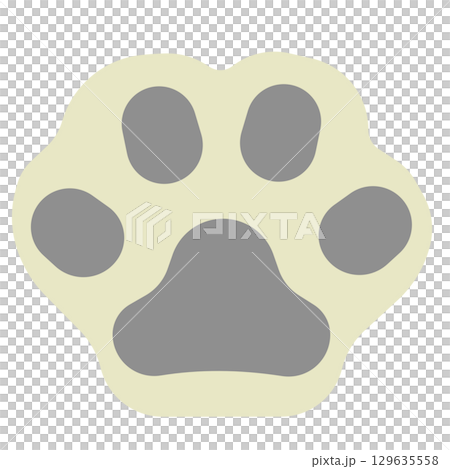 Illustration of paws 129635558