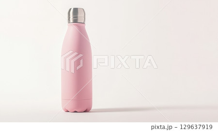 Modern hydration accessory styled simple for e-commerce and advertising visuals Modern hydration accessory styled simple for e-commerce and advertising visuals 129637919