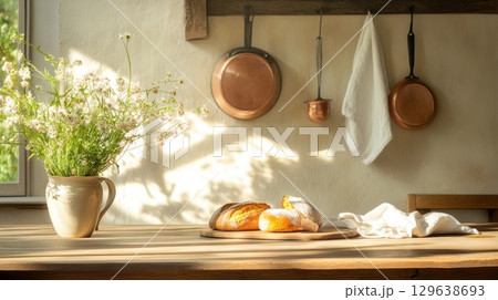 Chateaucore kitchen styled for lifestyle branding and slow living visuals 129638693