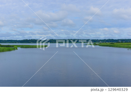 千葉県佐倉市印旛沼2025年8月 129640329