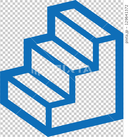 階段アイコン 129641372