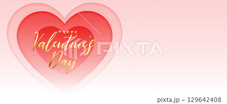romantic valentines day banner for your social media posts 129642408