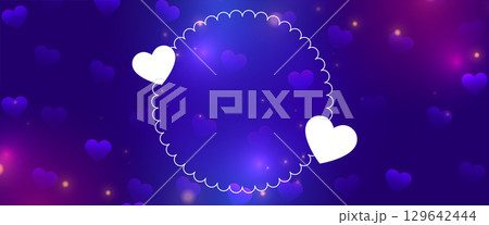 paper cut style lovely hearts banner with text space for valentines paper cut style lovely hearts banner with text space for valentines 129642444