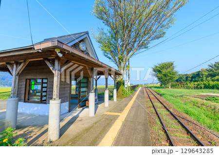 夏の見晴台駅　南阿蘇鉄道　熊本県阿蘇郡 129643285