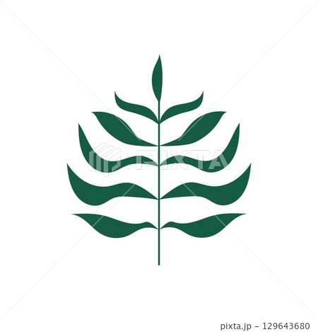 Logos of green Tree leaf ecology nature element vector 129643680