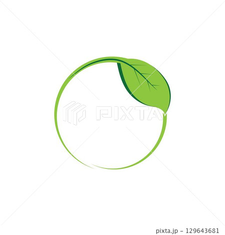Logos of green Tree leaf ecology nature element vector 129643681