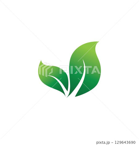 Logos of green Tree leaf ecology nature element vector 129643690