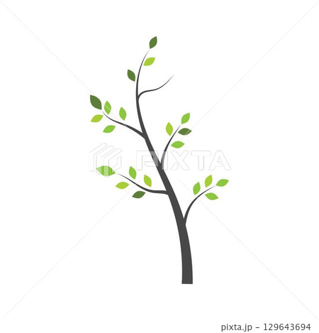 Logos of green Tree leaf ecology nature element vector 129643694