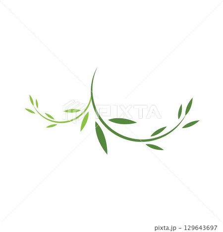Logos of green Tree leaf ecology nature element vector 129643697