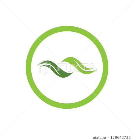 Logos of green Tree leaf ecology nature element vector 129643726