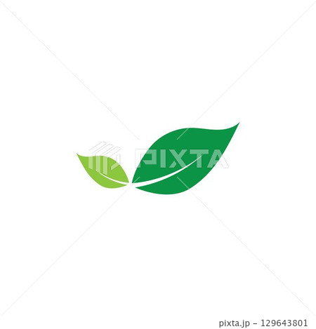 Logos of green Tree leaf ecology nature element vector 129643801