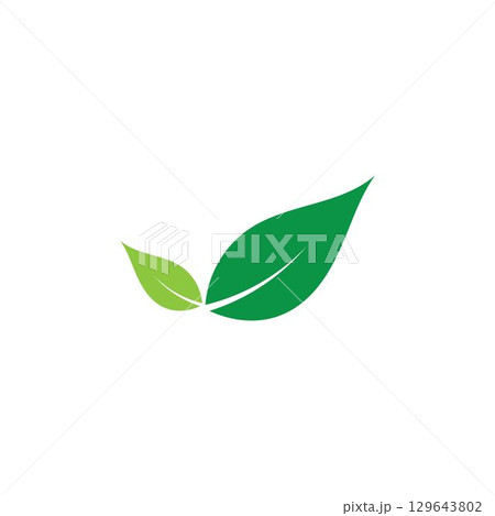 Logos of green Tree leaf ecology nature element vector 129643802