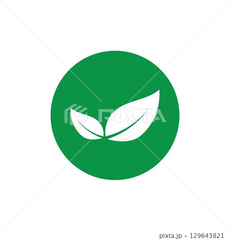 Logos of green Tree leaf ecology nature element vector 129643821