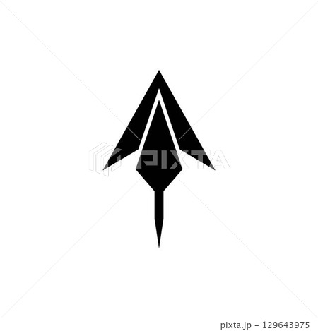 Spear logo vector design template 129643975