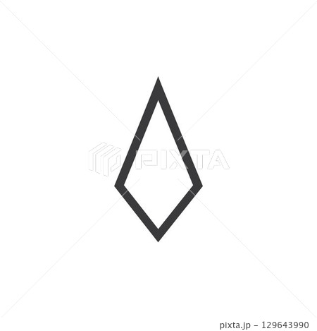 Spear logo vector design template Spear logo vector design template 129643990