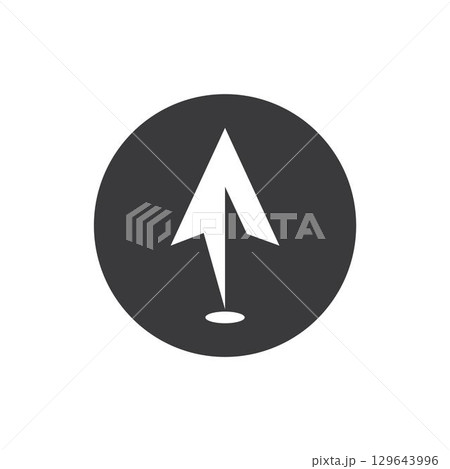 Spear logo vector design template 129643996