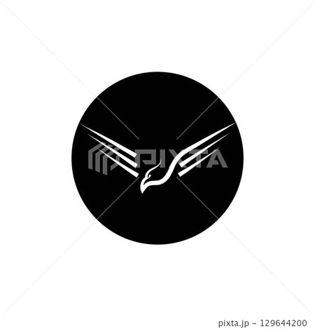 Falcon Eagle Logo Template vector illustration design 129644200