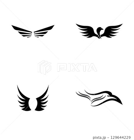 Falcon Eagle Logo Template vector illustration design Falcon Eagle Logo Template vector illustration design 129644229