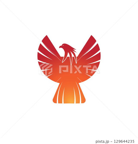 Falcon Eagle Logo Template vector illustration design 129644235