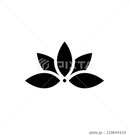 Beauty Vector lotus icon 129644329