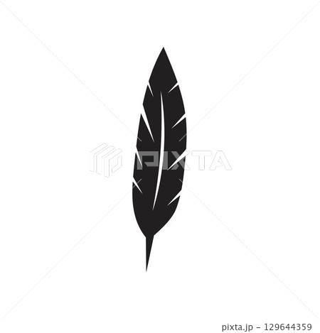Feather logo vector template 129644359