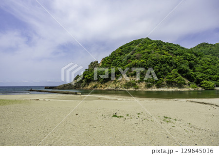 浜坂　岸田川河口　兵庫県新温泉町 129645016