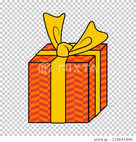 Illustration material/gift box Illustration material/gift box 129645846