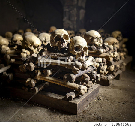 カタコンベ  AI生成画像  129646565